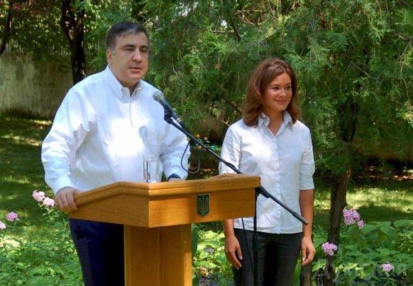 Михаил Саакашвили представил Марию Гайдар на должность своего заместителя